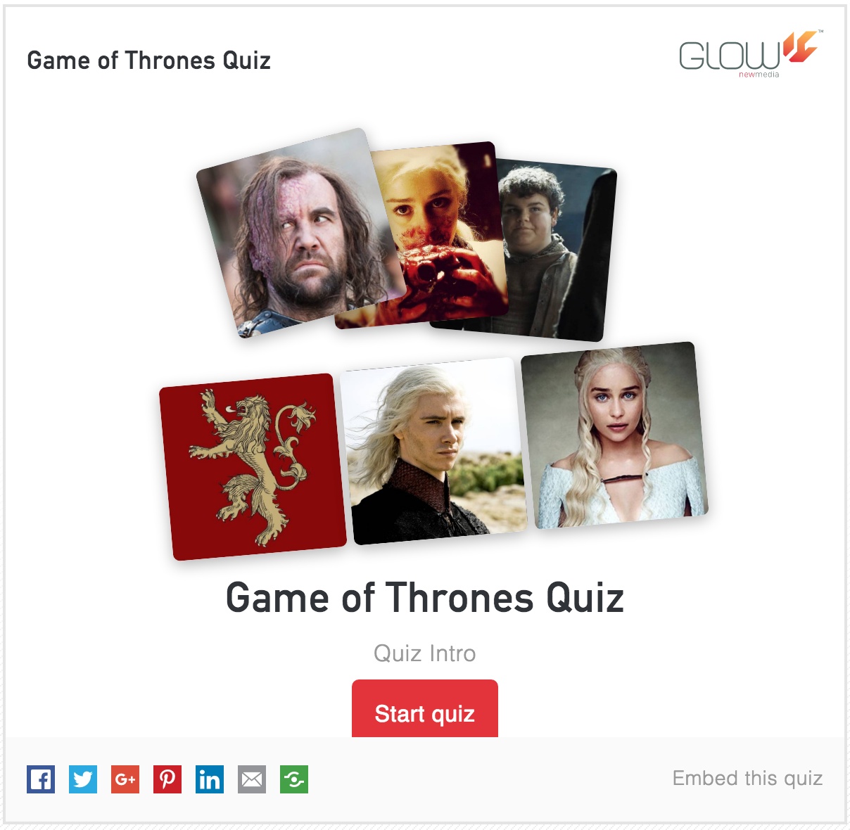 Game Of Thrones Quiz